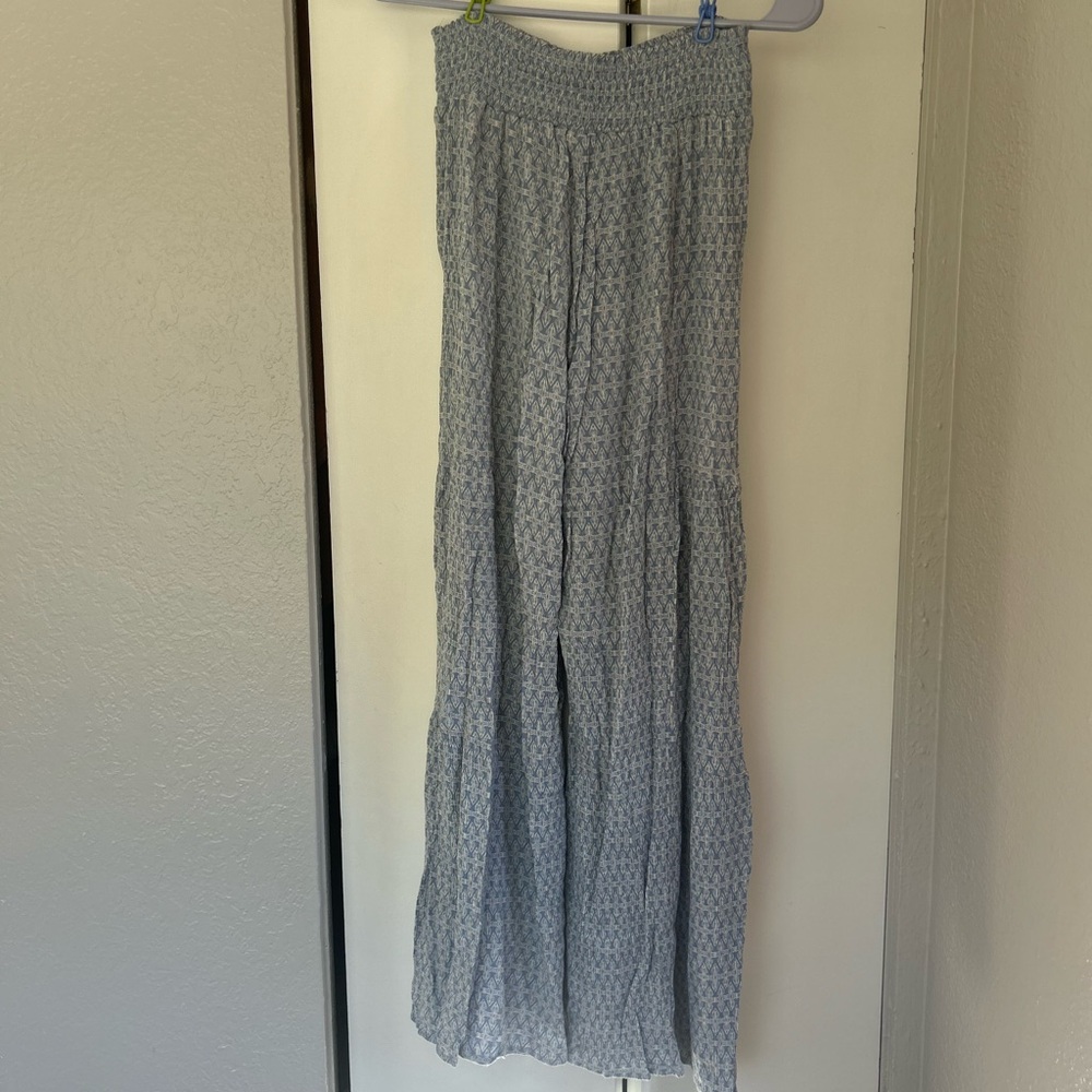 Mahina Light Blue Wide Leg Pants